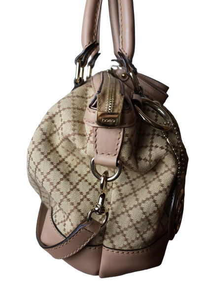 Gucci Diamante Canvas Sukey Satchel