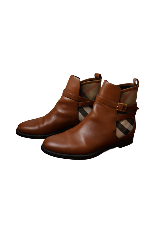 Burberry Leather Ankle Boots