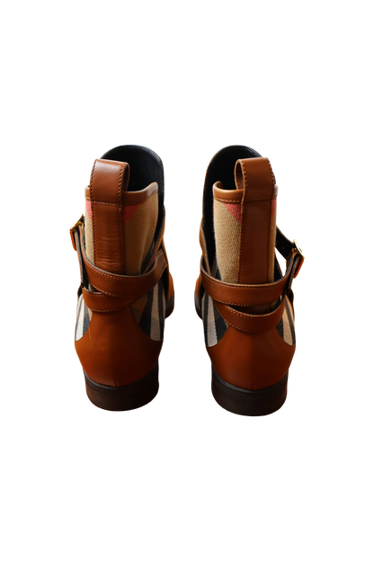 Burberry Leather Ankle Boots