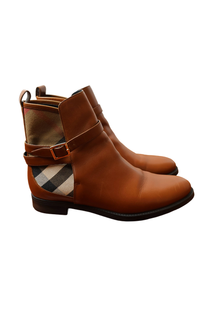 Burberry Leather Ankle Boots