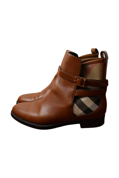 Burberry Leather Ankle Boots