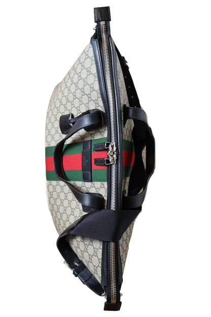 Gucci GG Supreme Web Duffle Bag