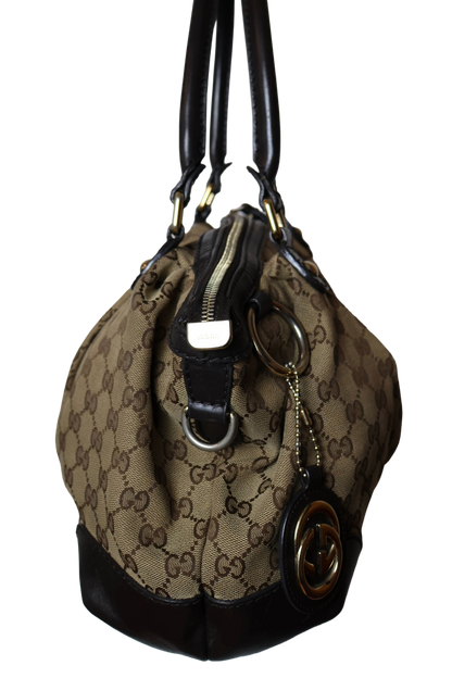 Gucci GG Canvas Sukey Satchel