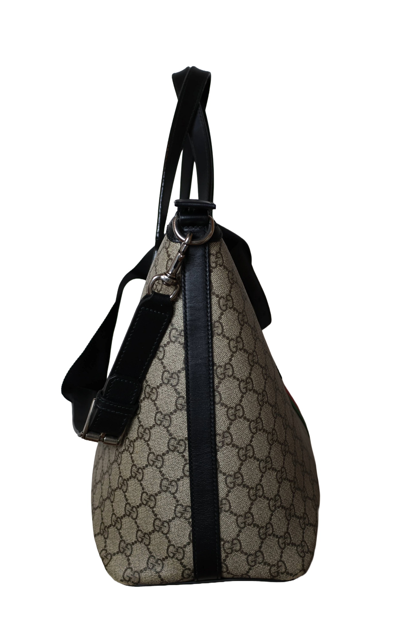 Gucci GG Supreme Web Duffle Bag