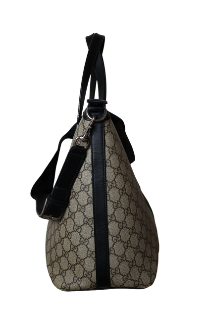 Gucci GG Supreme Web Duffle Bag