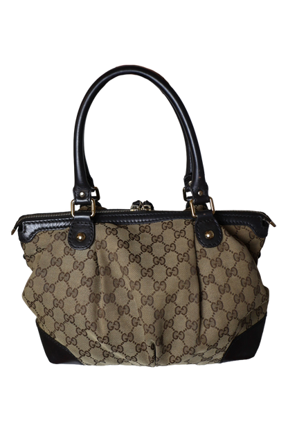 Gucci GG Canvas Sukey Satchel