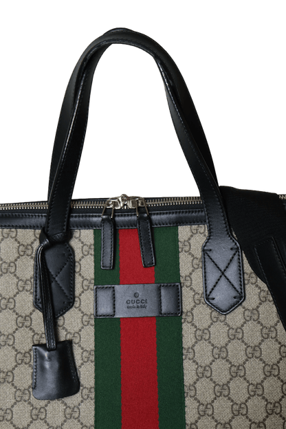 Gucci GG Supreme Web Duffle Bag