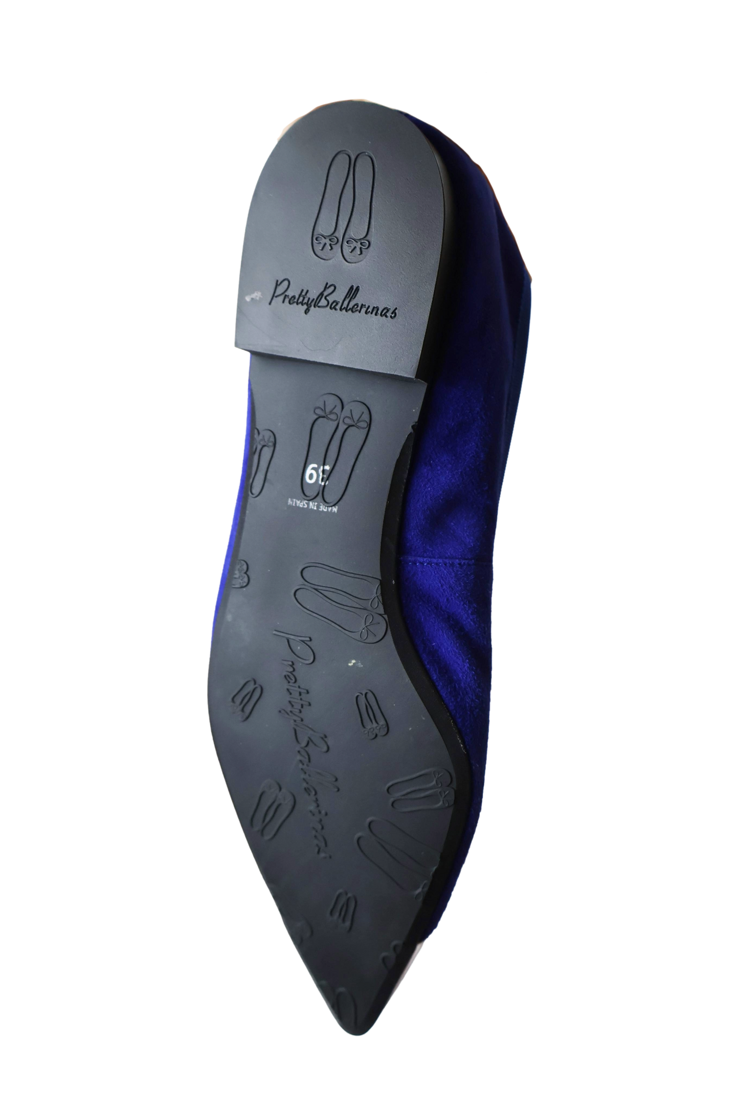 Pretty Ballerinas Blue Pointed Ballet Flats