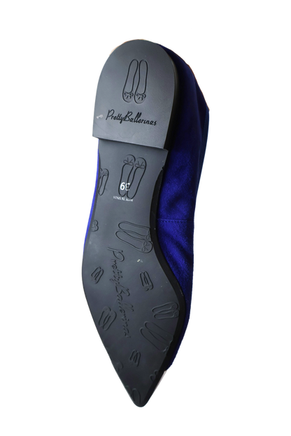 Pretty Ballerinas Blue Pointed Ballet Flats