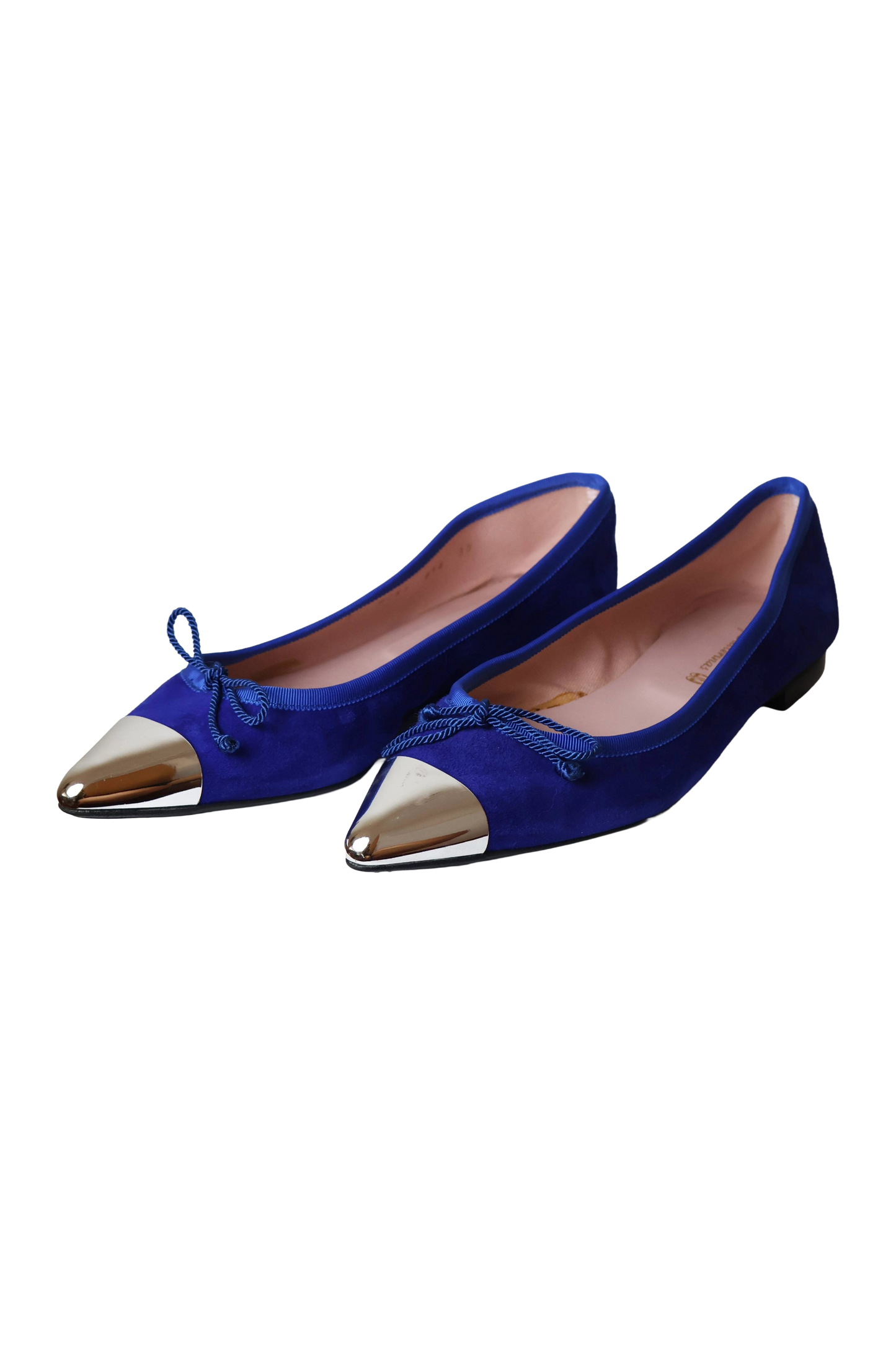Pretty Ballerinas Blue Pointed Ballet Flats