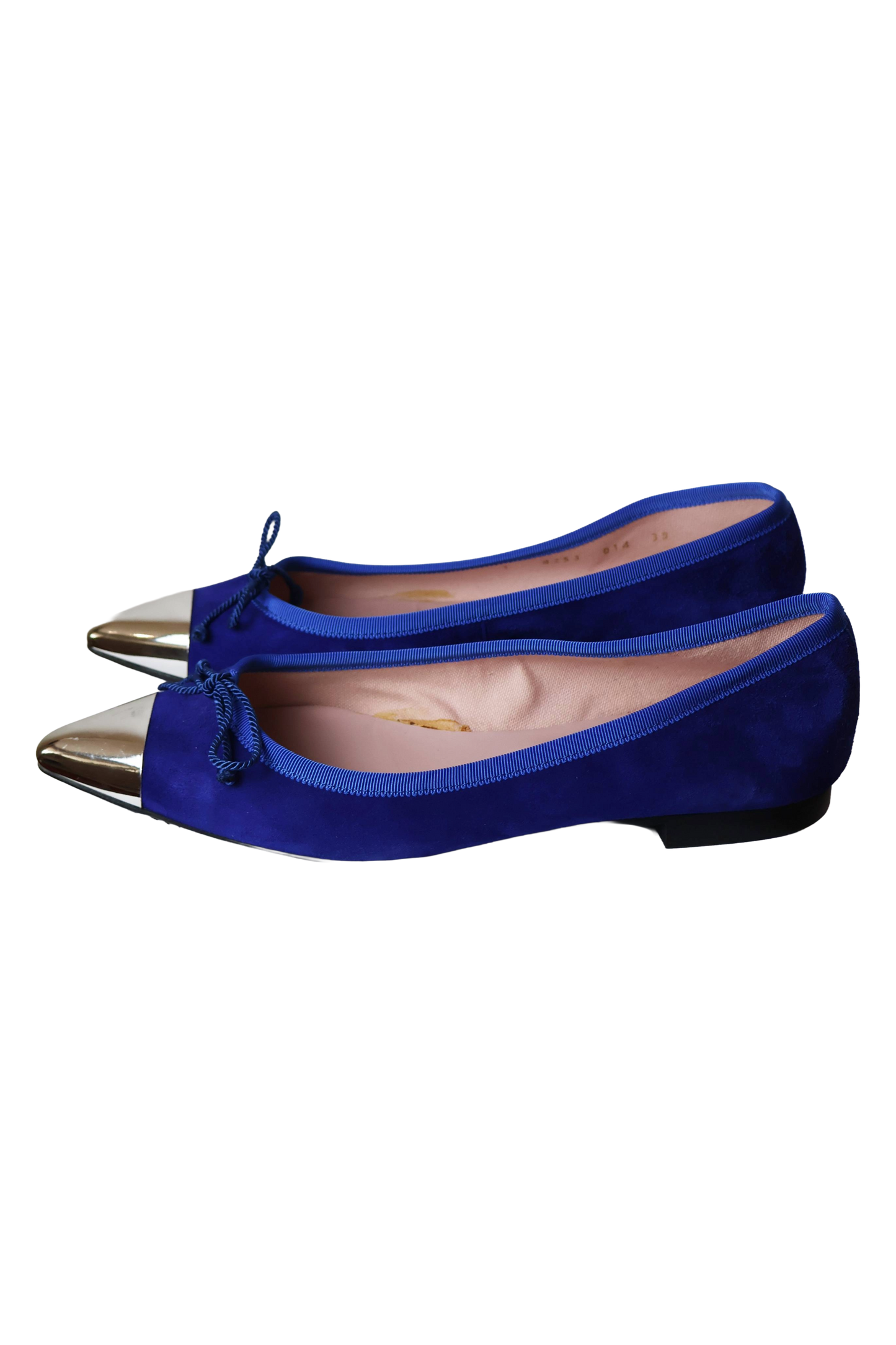 Pretty Ballerinas Blue Pointed Ballet Flats