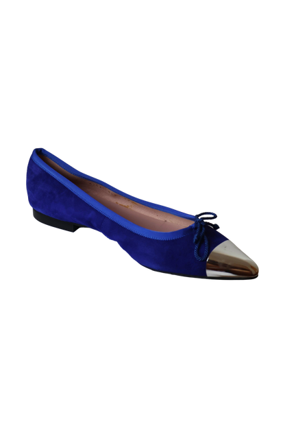 Pretty Ballerinas Blue Pointed Ballet Flats