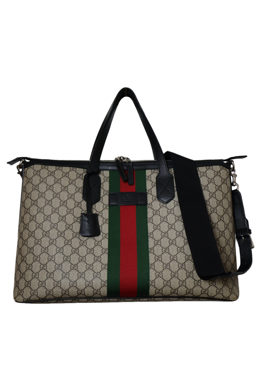 Gucci GG Supreme Web Duffle Bag