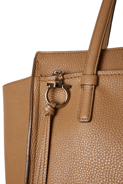 Salvatore Ferragamo Camel Tote Bag