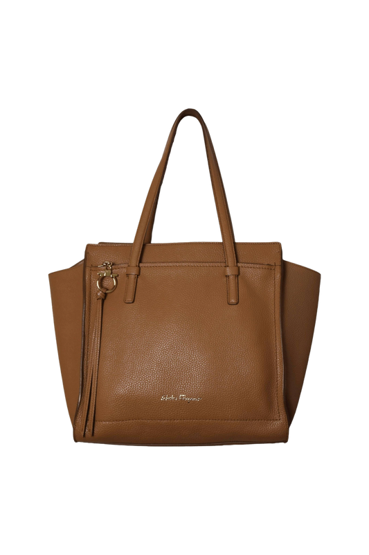 Salvatore Ferragamo Camel Tote Bag