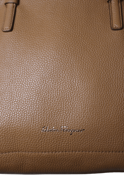 Salvatore Ferragamo Camel Tote Bag