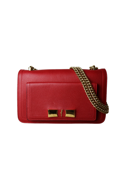 Salvatore Ferragamo Red Shoulder Bag