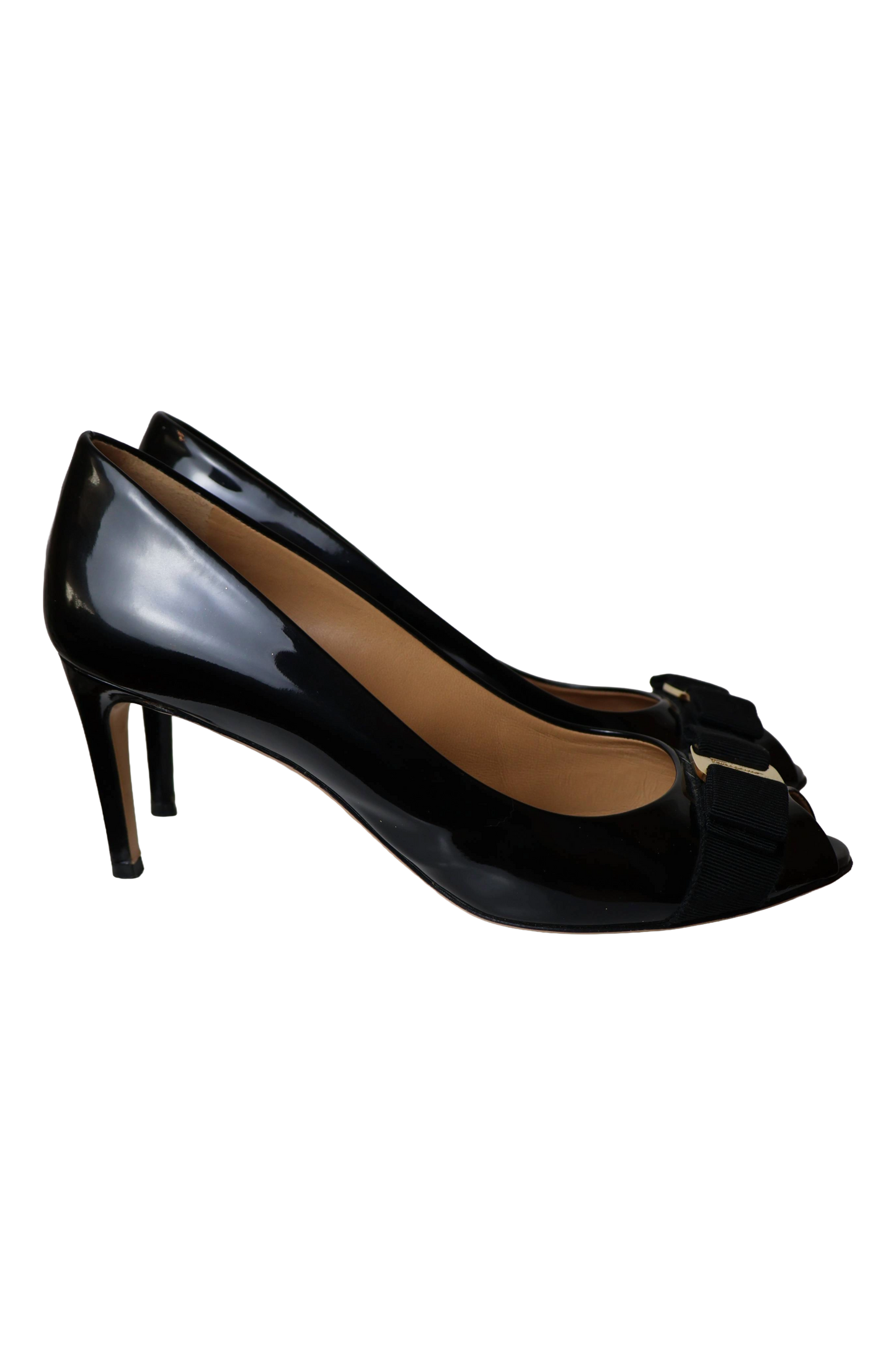Salvatore Ferragamo Vara Bow Peep Toe