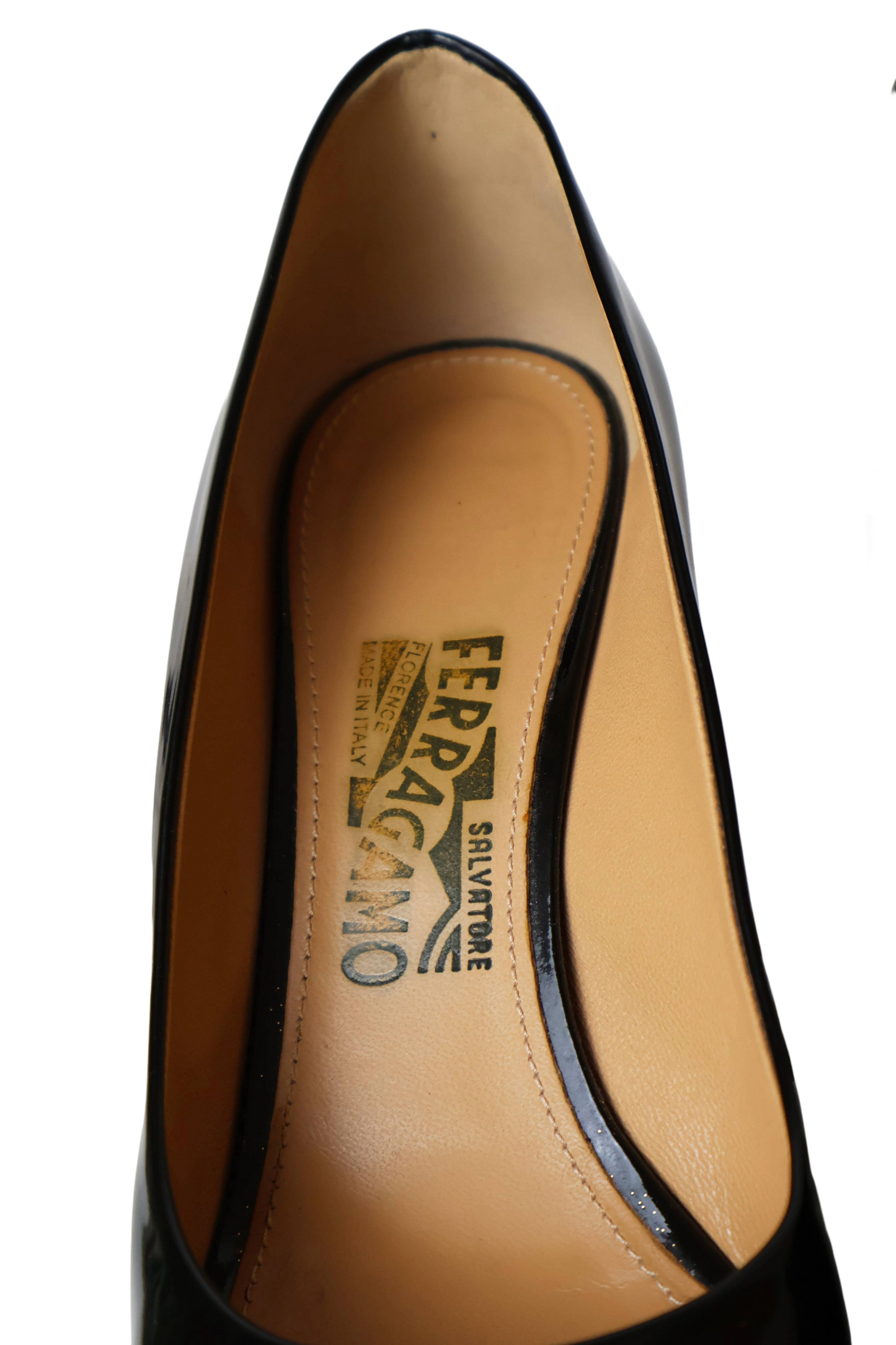 Salvatore Ferragamo Vara Bow Peep Toe