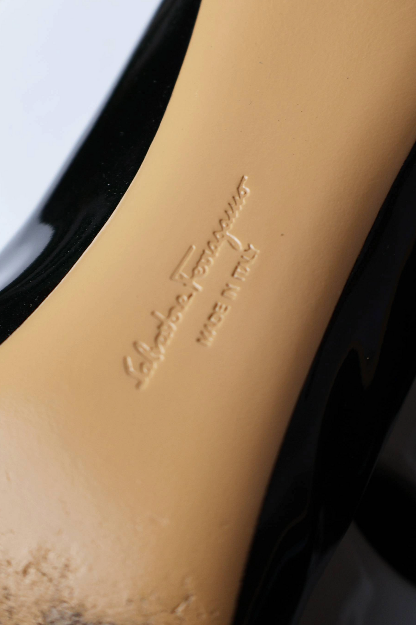 Salvatore Ferragamo Vara Bow Peep Toe