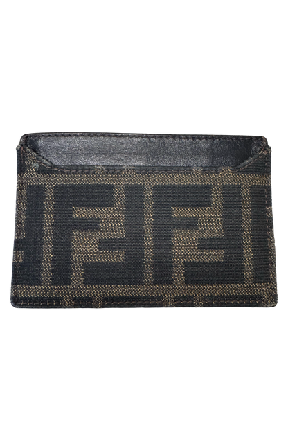 Fendi Brown Card Wallet