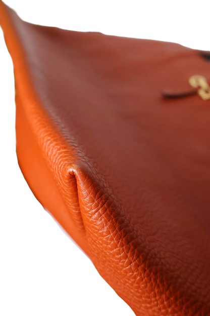 Salvatore Ferragamo Orange Tote Bag