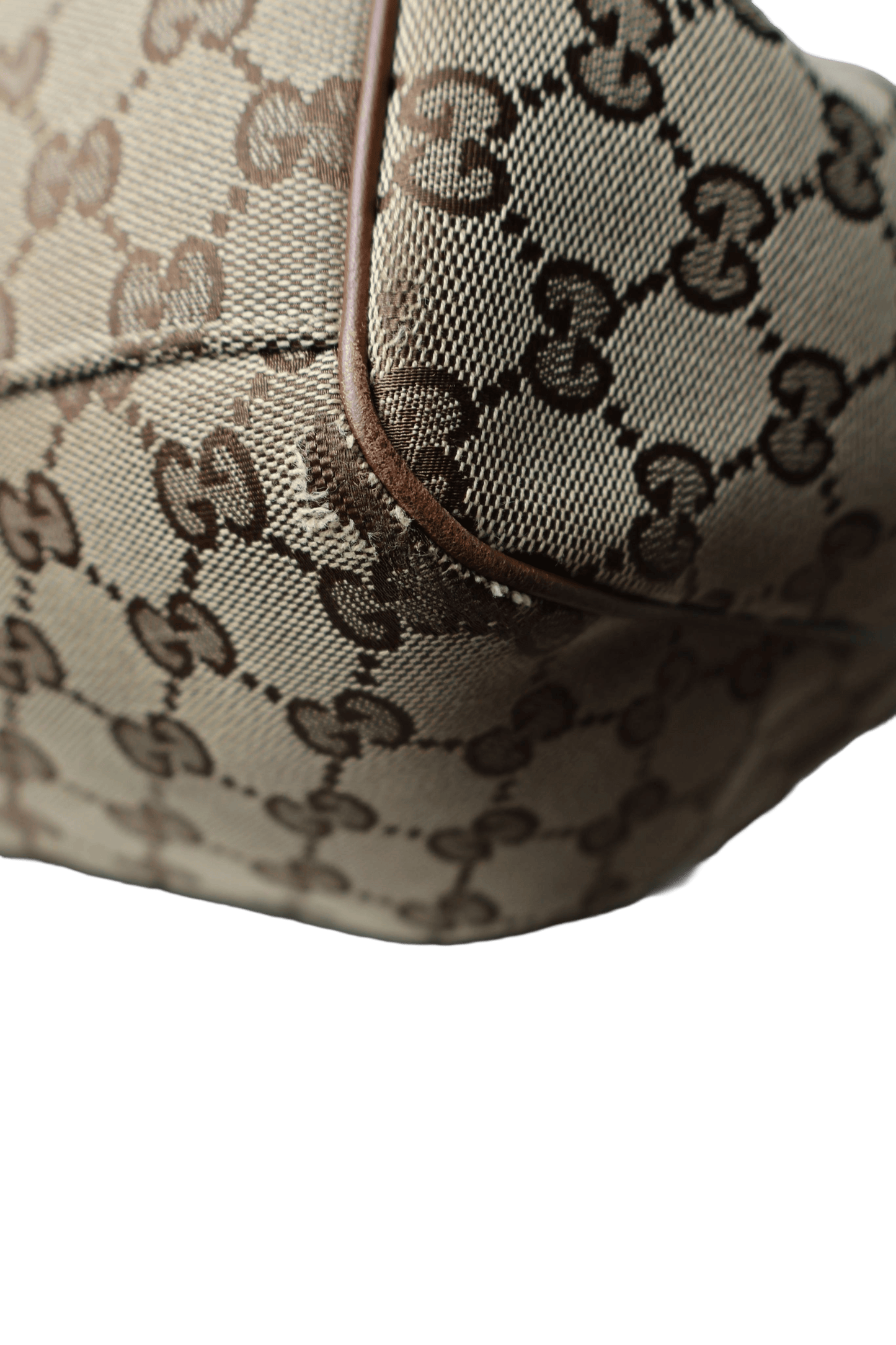 Gucci GG Canvas Sukey Brown Tote Bag