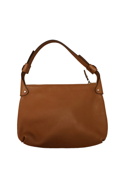 Salvatore Ferragamo Gancini Leather Shoulder Bag