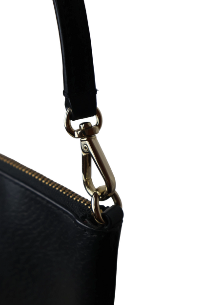 Kate Spade Small Black Leather Shoulder Bag