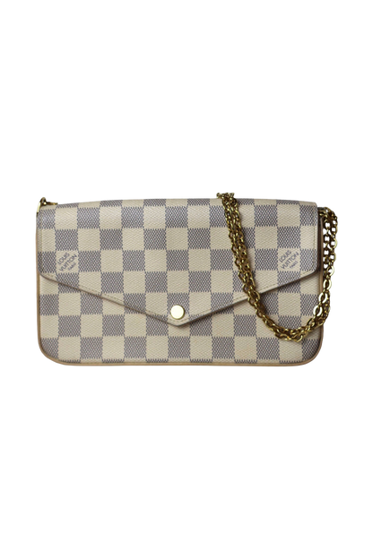 Louis Vuitton Pochette Félicie Damier Azur Canvas