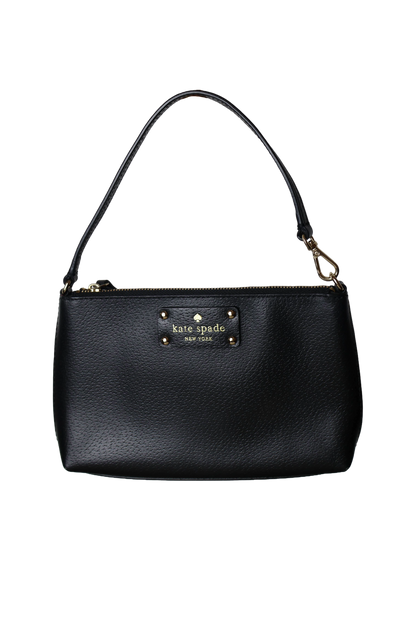 Kate Spade Small Black Leather Shoulder Bag