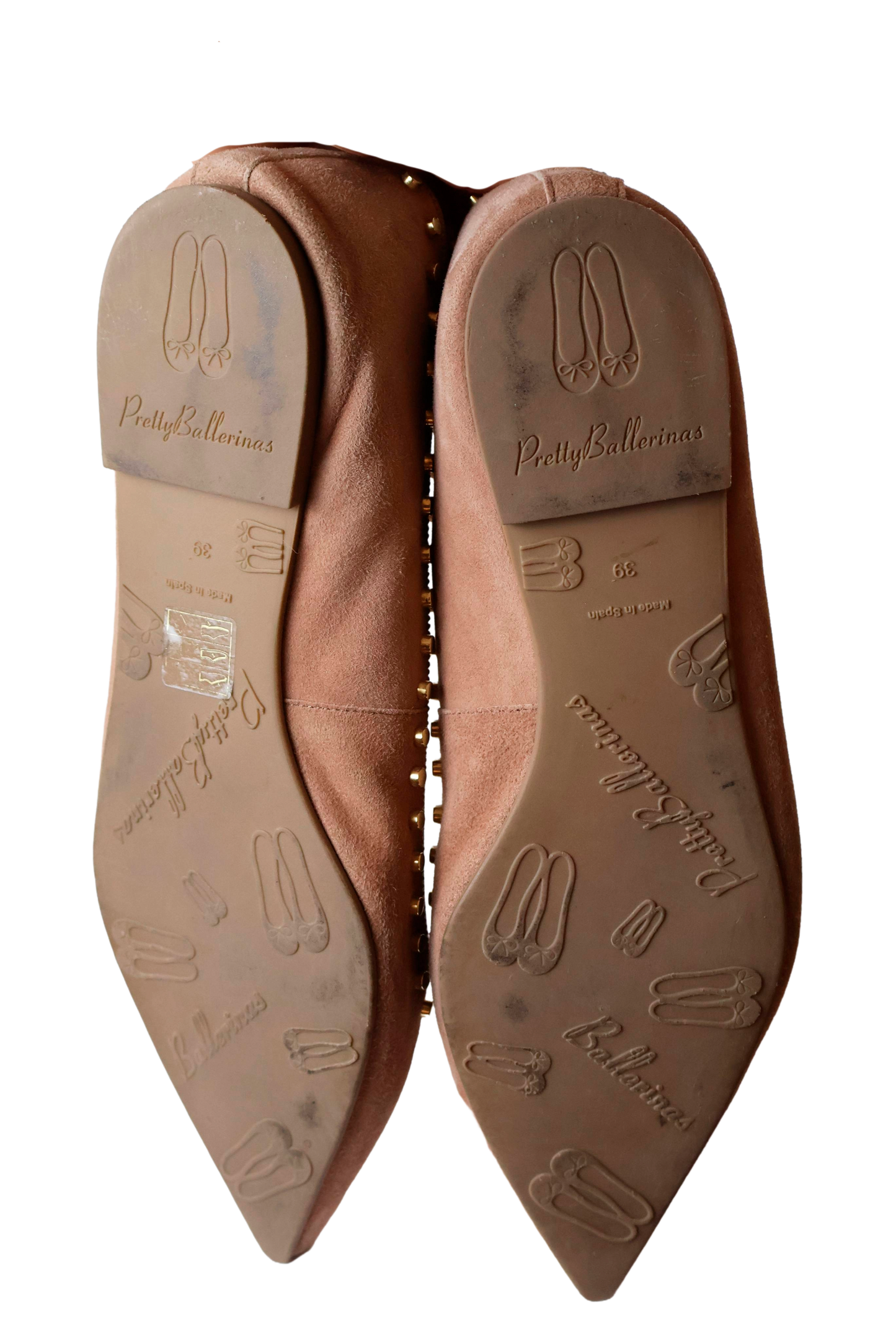Pretty Ballerinas Beige Pointed Ballet flats