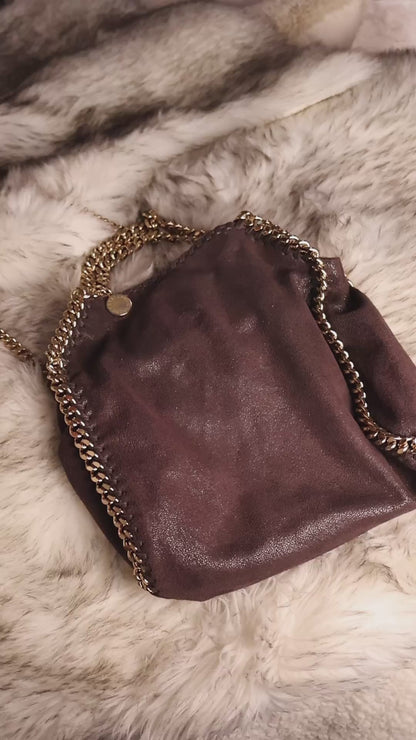 Stella McCartney Falabella Mini Tote Brown