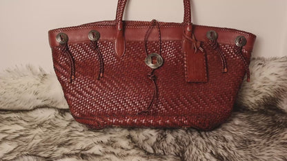 Ralph Lauren Leather Tote Bag
