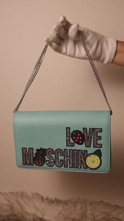 Love Moschino Blue Crossbody Bag