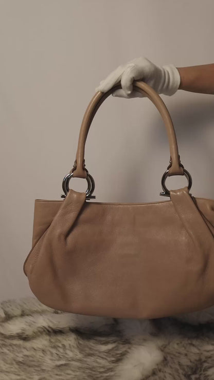Salvatore Ferragamo Camel Shoulder Bag